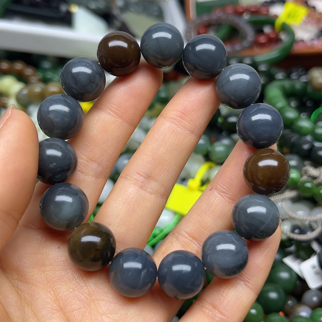 和田玉未镶嵌手链