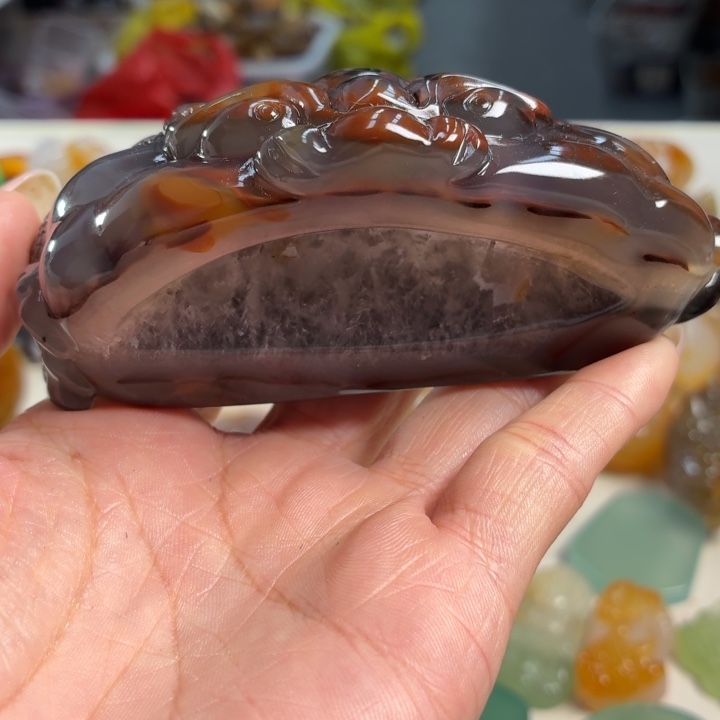 玛瑙/玉髓未镶嵌吊坠(不含链)