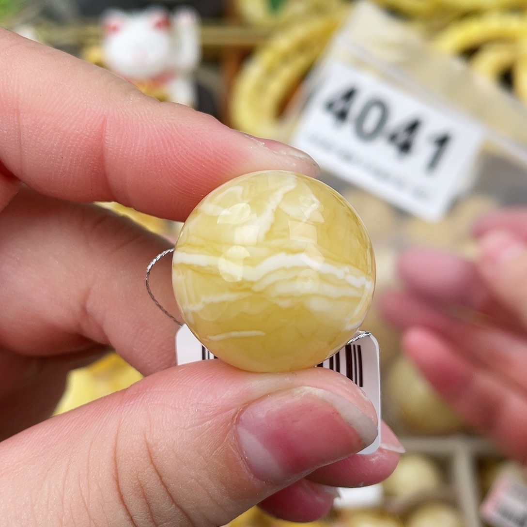 蜜蜡未镶嵌珠宝奇石沁22.2