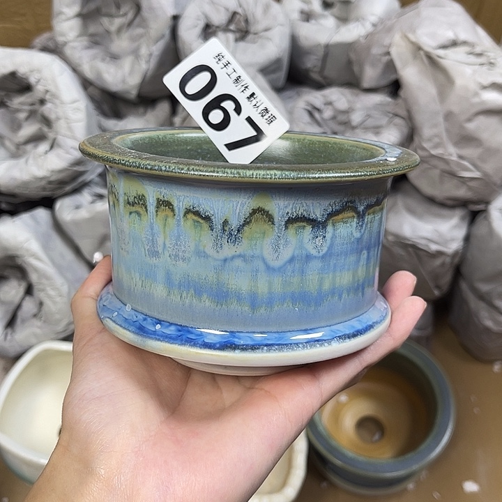 景德镇陶瓷盆 满30包邮 口9.5