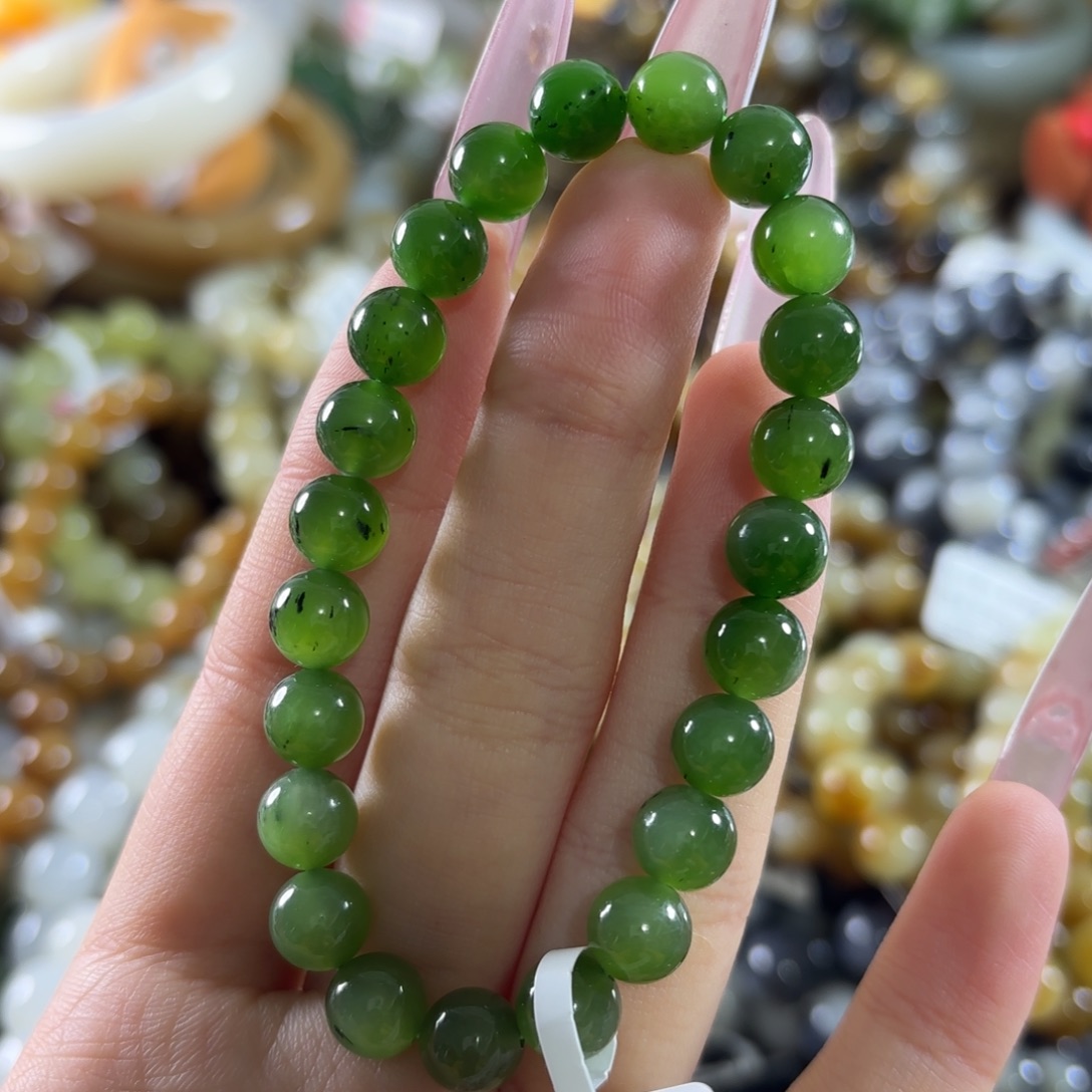 和田玉未镶嵌手链62