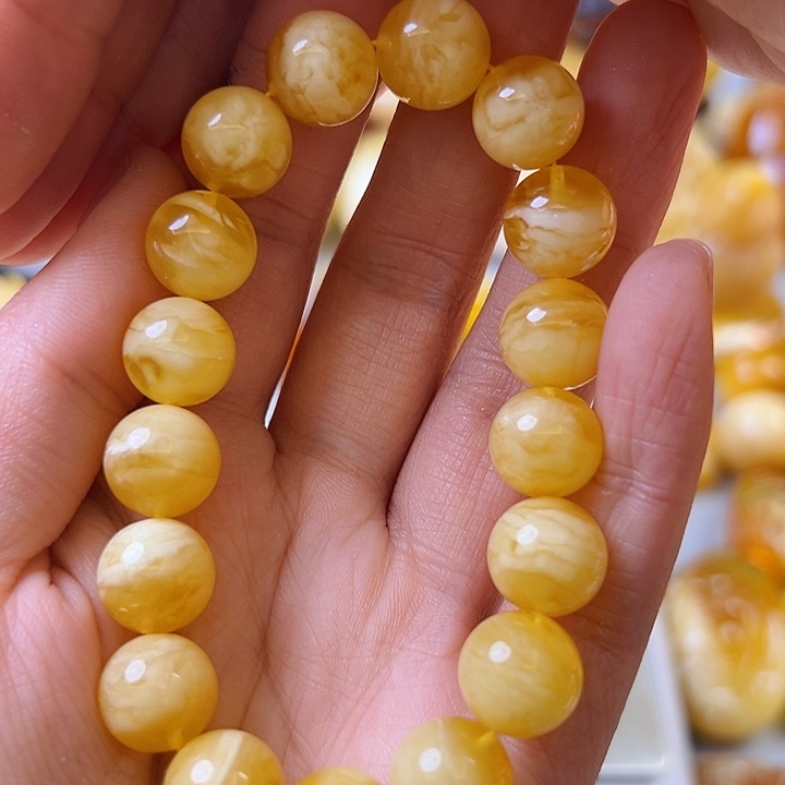 蜜蜡颈饰未镶嵌蜜蜡