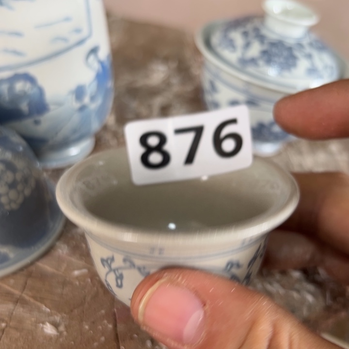 青花柴窑手绘景德镇陶瓷