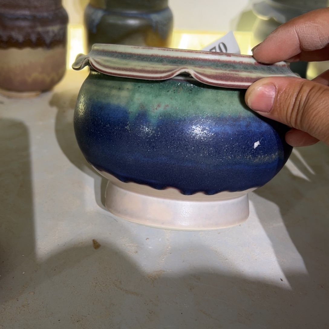 红陶口10高9 景德镇手工花盆