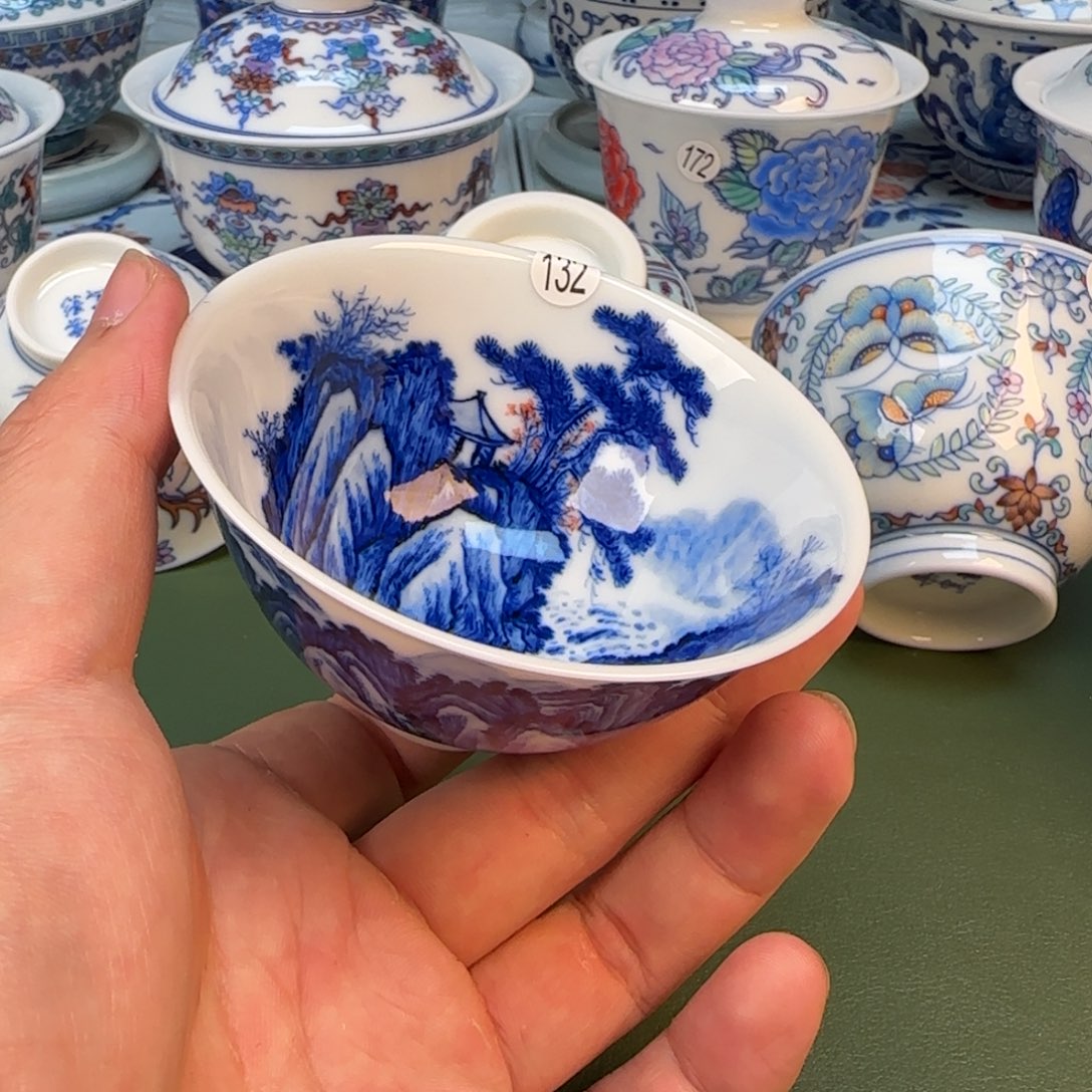 彦祖纯手工手绘茶具132