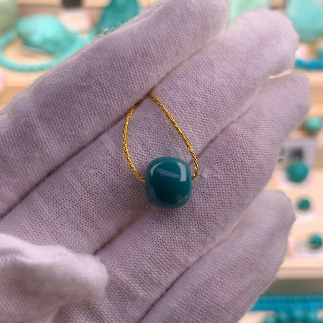 绿松石珠宝奇石未镶嵌闫*鸣