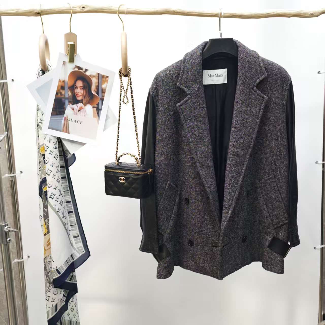 99新 MaxMara 海囤K/Maxmara上衣/38码/uu33528