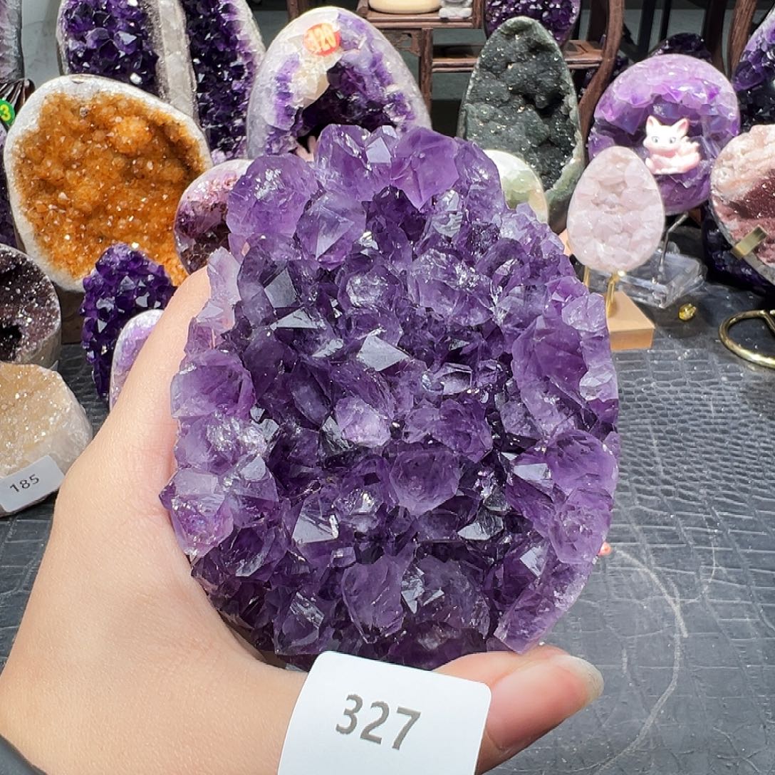 珠宝半成品未镶嵌紫晶