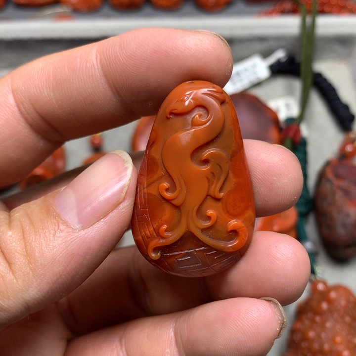南红玛瑙吊坠(不含链)未镶嵌