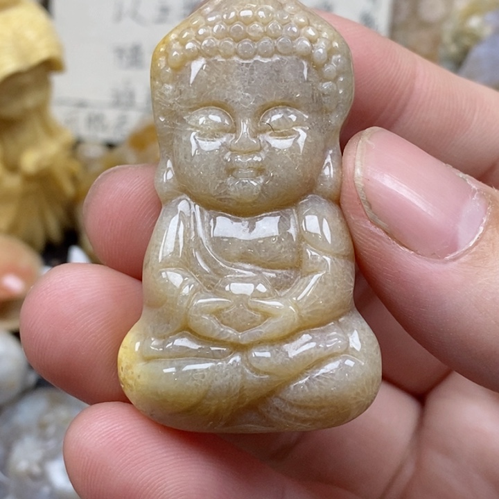 颈饰未镶嵌硅化珊瑚（珊瑚玉）