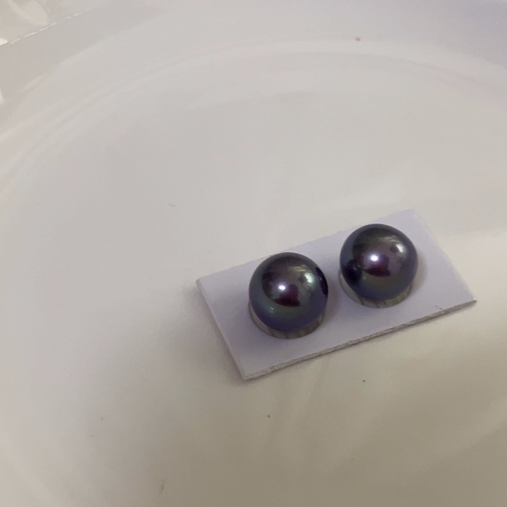 莉***酱耳饰银S925镶嵌淡水珍珠