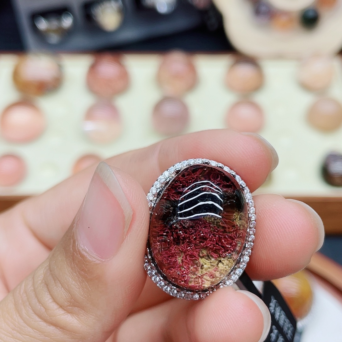 吊坠(不含链)银S925镶嵌水晶