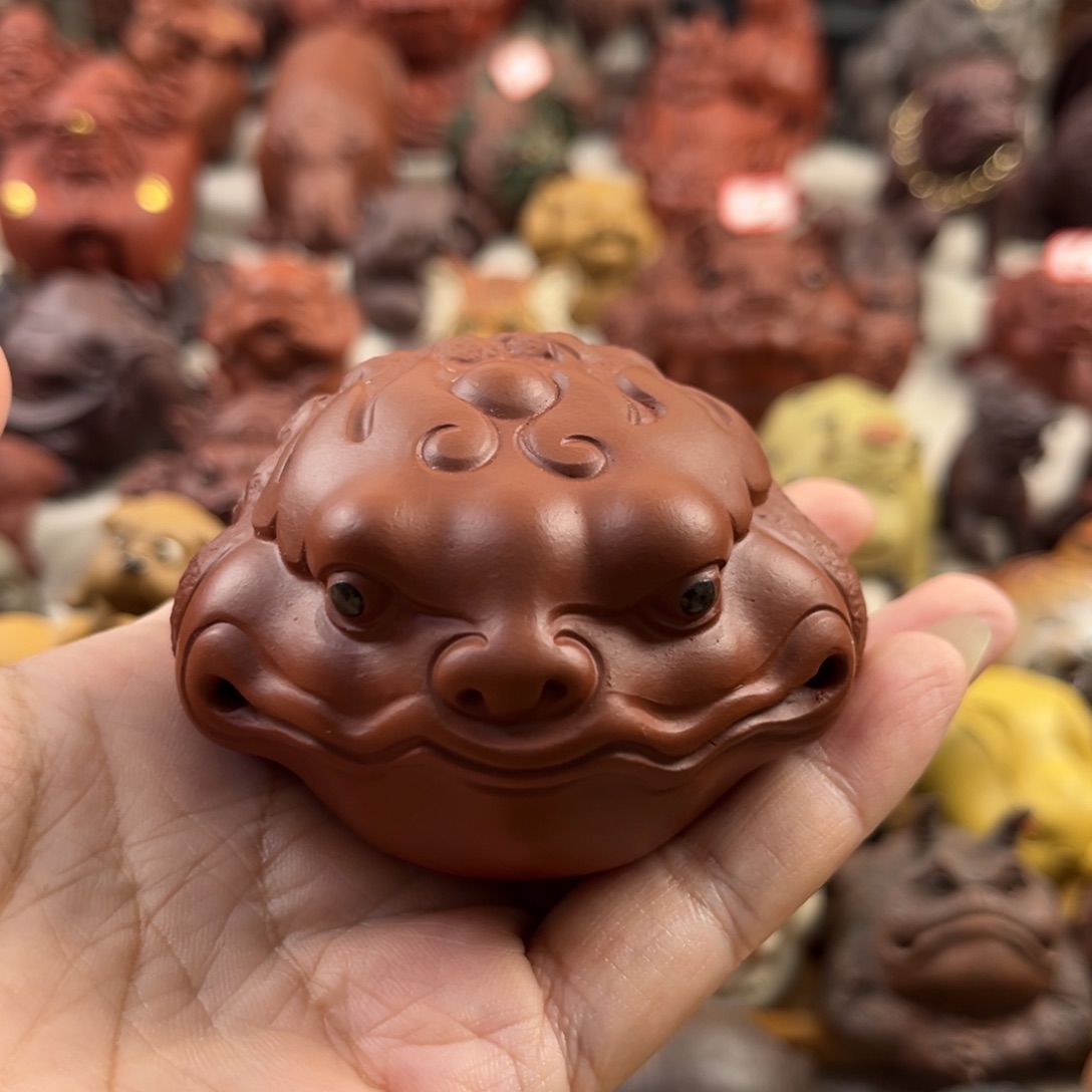 紫砂茶宠紫砂金蟾