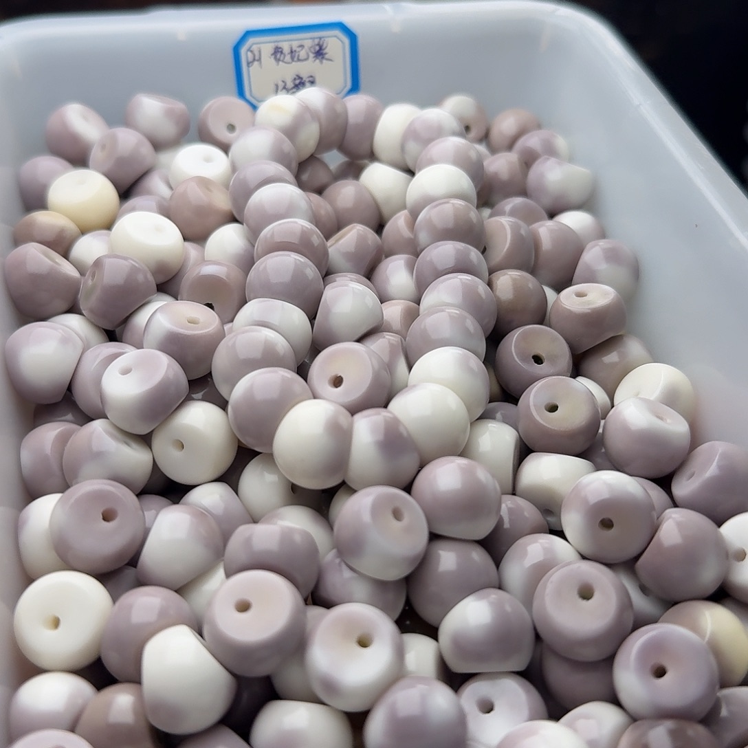 菩提根/象牙果吊坠50 颗人鱼眼泪蒜瓣 14  厚切