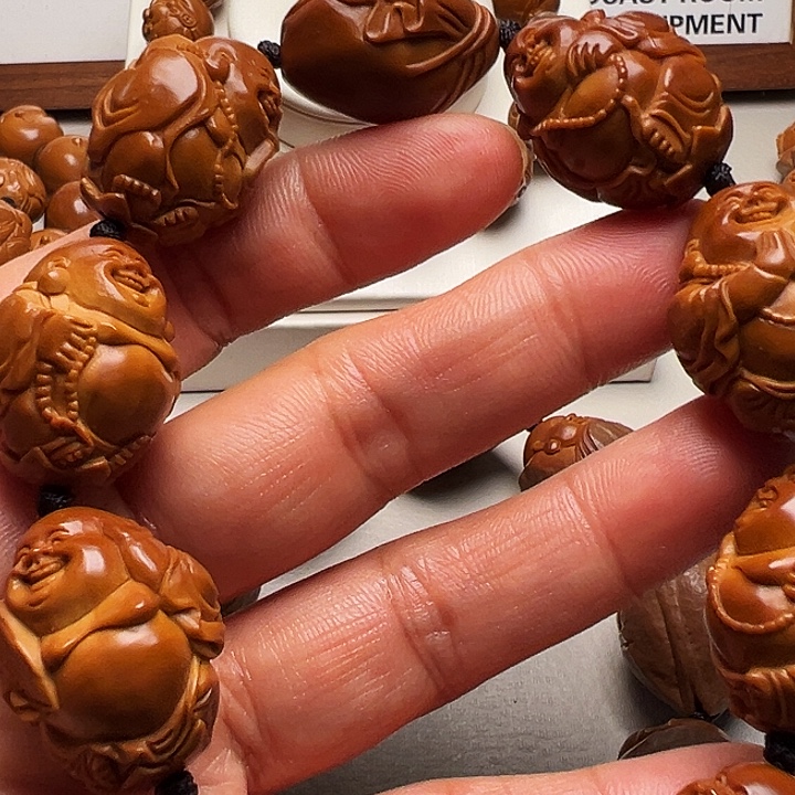 橄榄核手串/手链弥勒佛