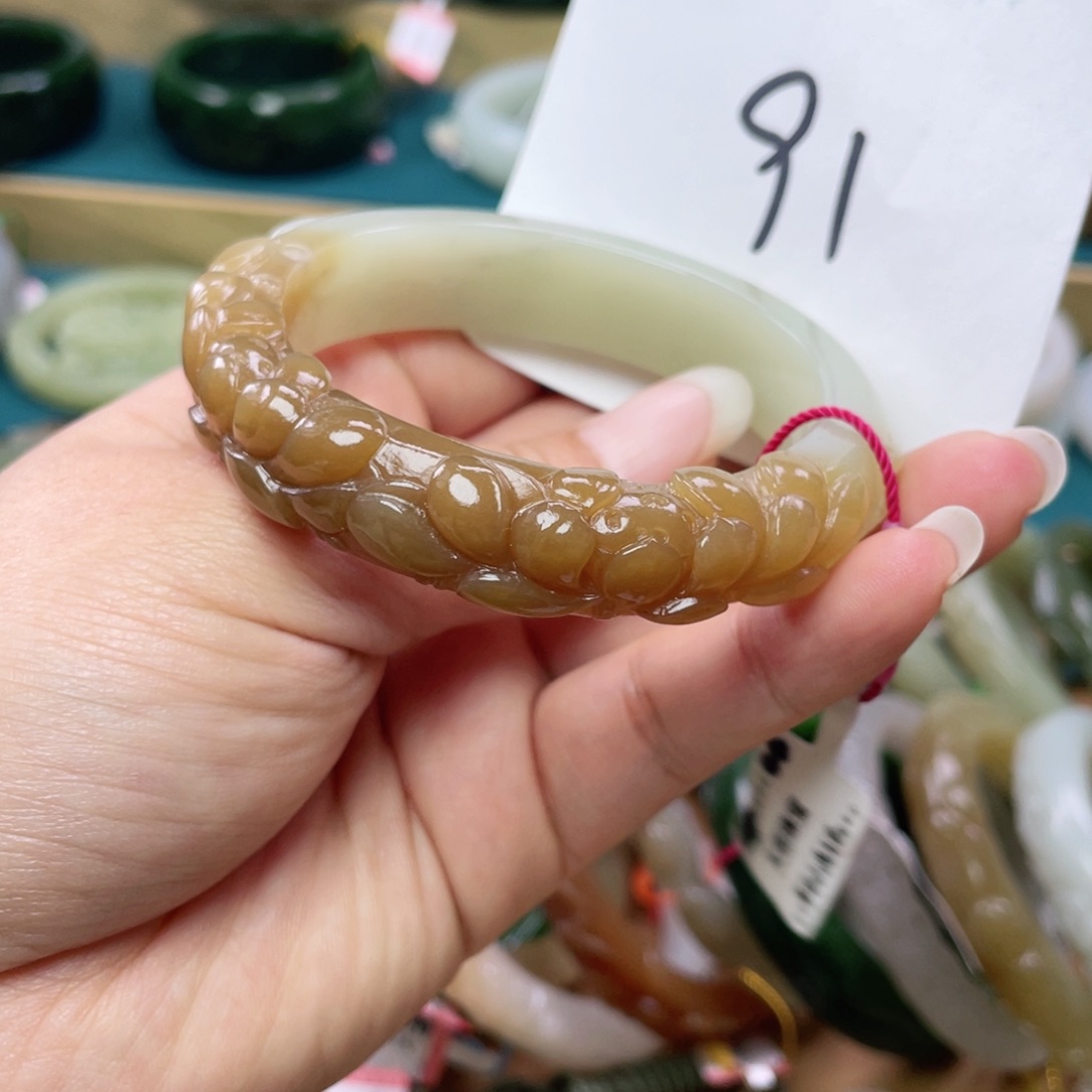 未镶嵌手镯和田玉圈口56