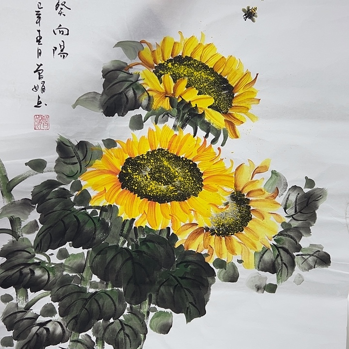 国画手绘国画作品