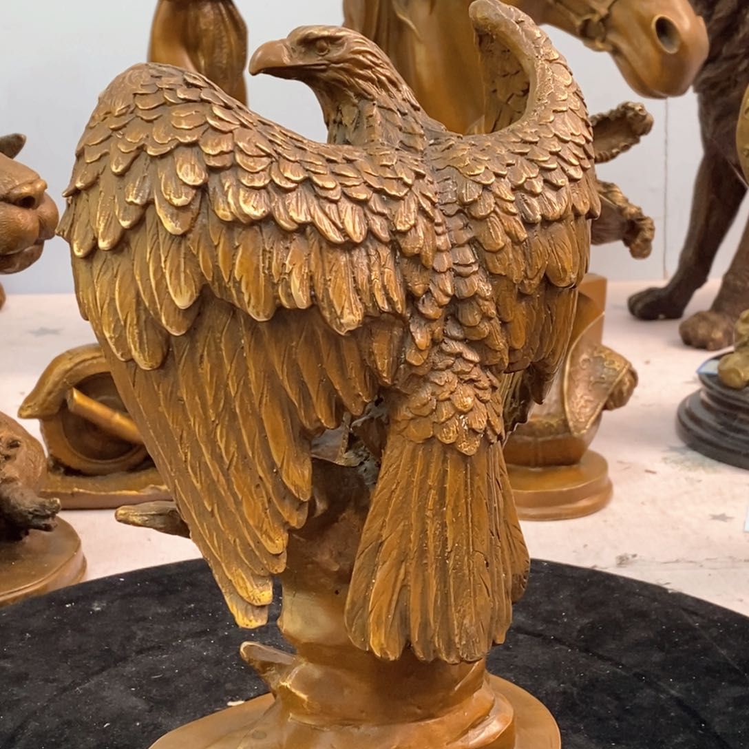 黄铜材质，美式老鹰