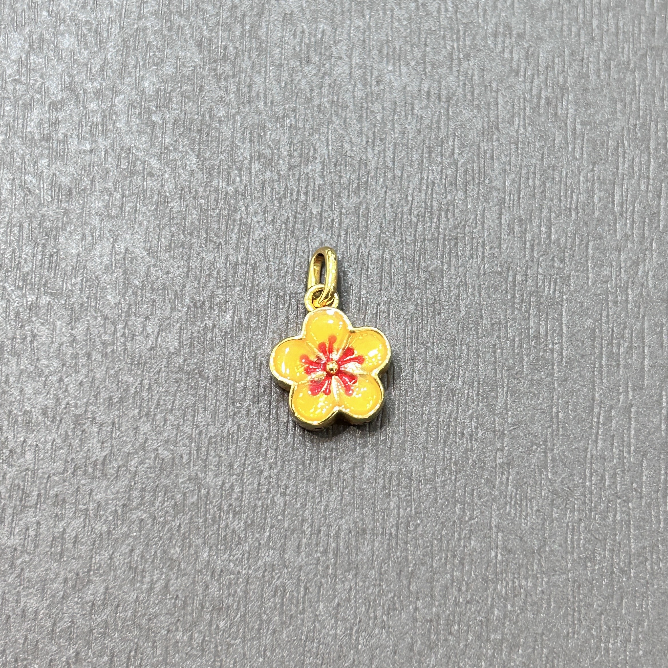 【销冠专享】18k金双面桃花配件ZBKJD336