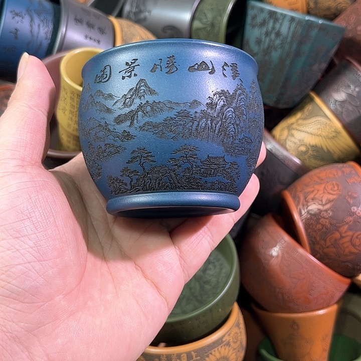 茶杯紫砂全手工紫砂主人杯