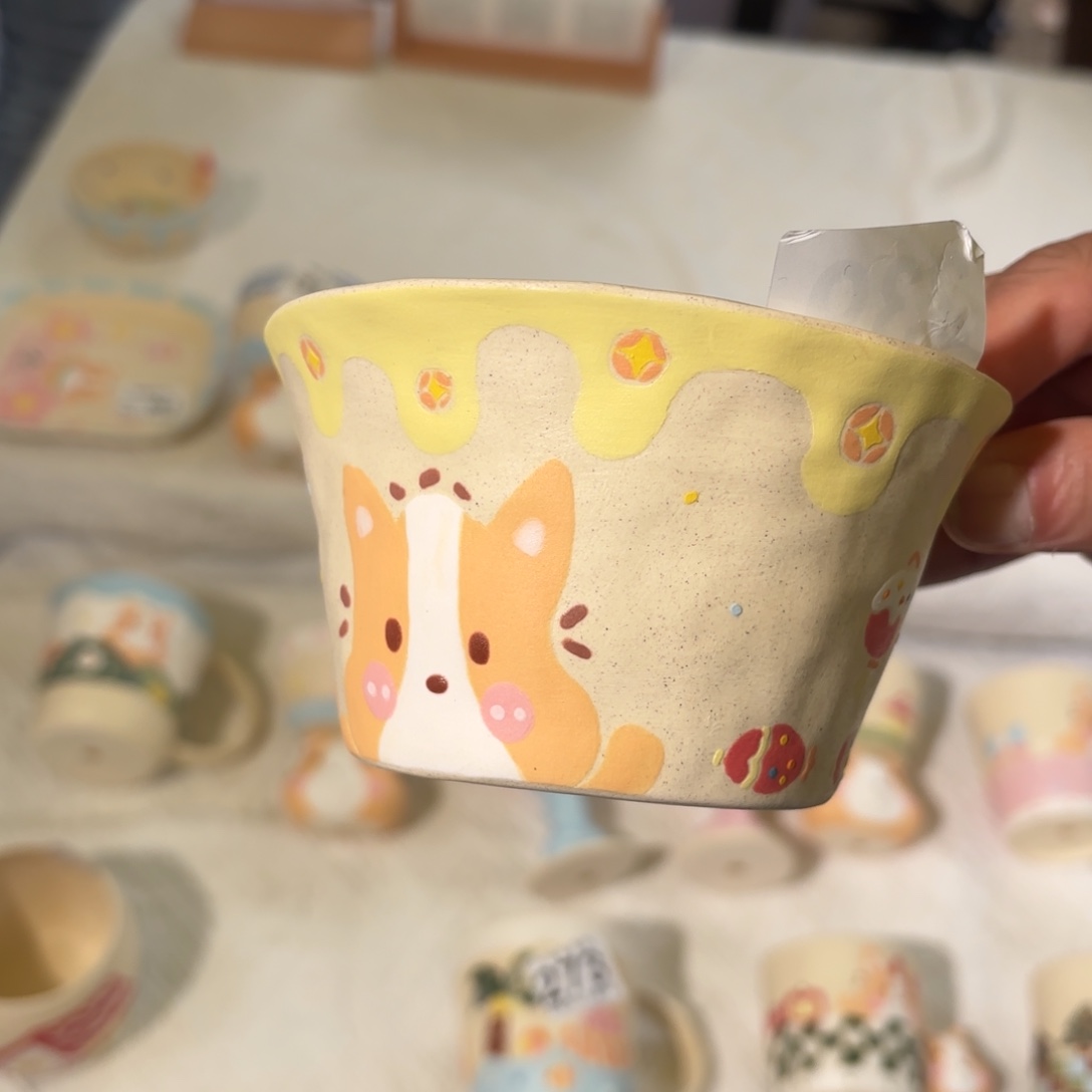 瓷片可爱的鸭鸭鸭鸭鸭