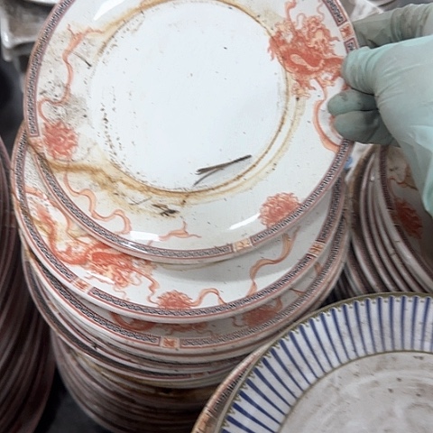 瓷片4个国营厂库存18厘米