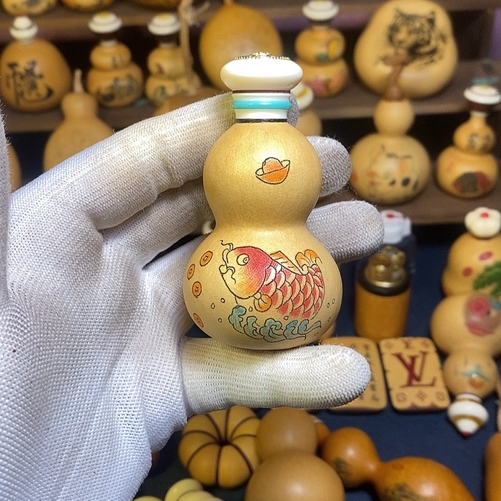 针刺锦鲤鱼葫芦葫芦