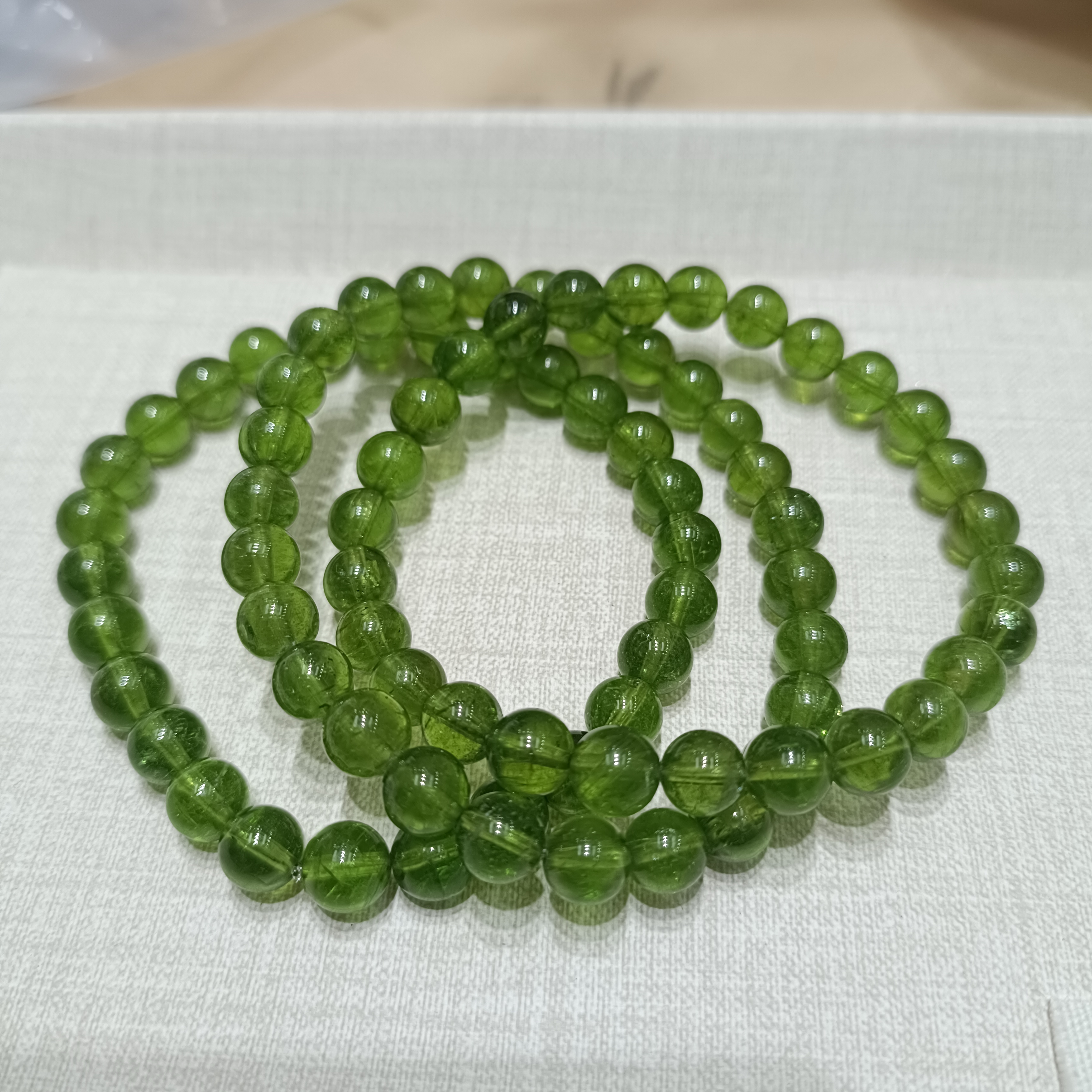 【晶雅颂】绿碧玺单圈手链 多样性发一件 约6mm 042KGXC