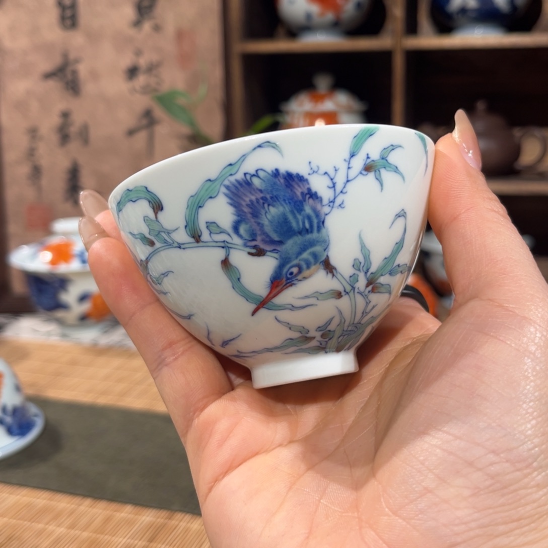 陶杯子景德镇陶瓷主人杯