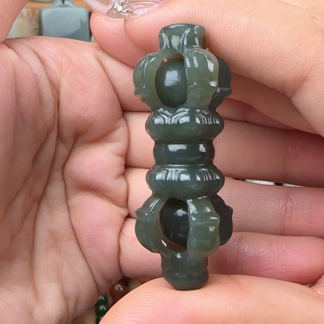 金刚杵未镶嵌定制和田玉