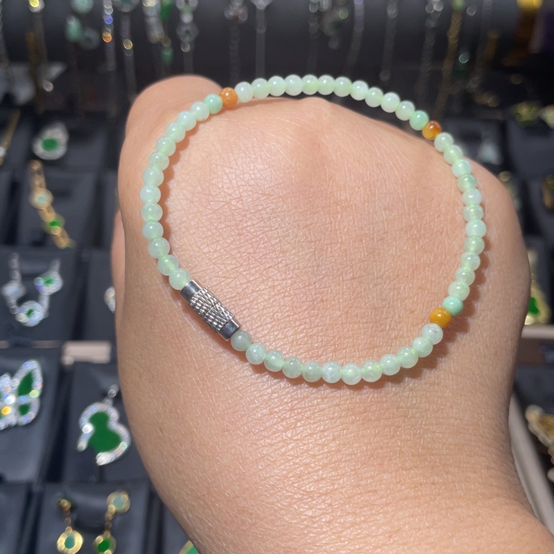 翡翠未镶嵌颈饰天然缅甸翡翠