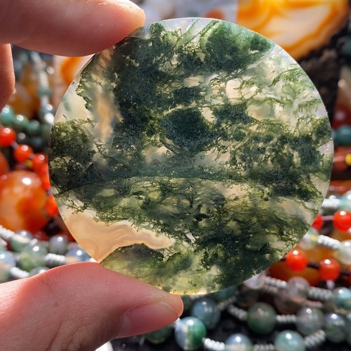 【闪购商品】玛瑙/玉髓颈饰未镶嵌一*～