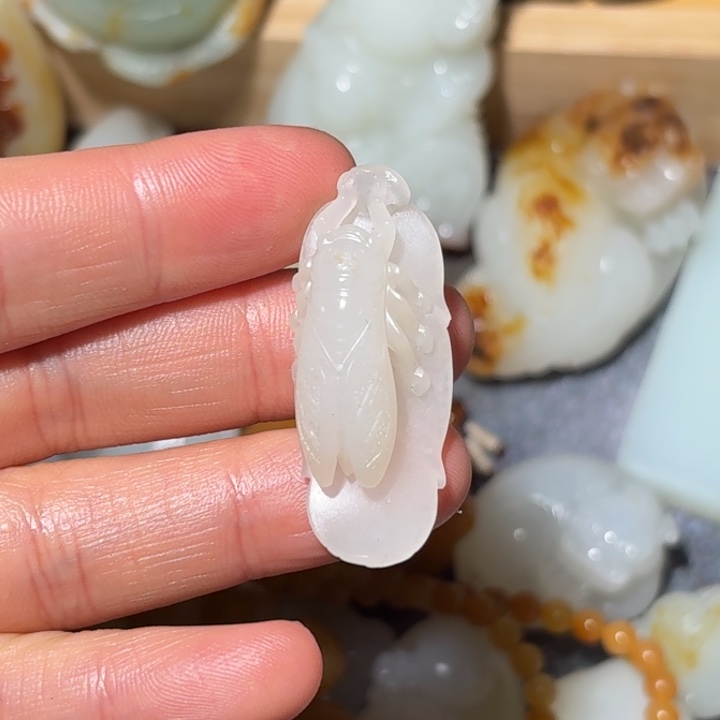 和田玉（白玉）戒指未镶嵌