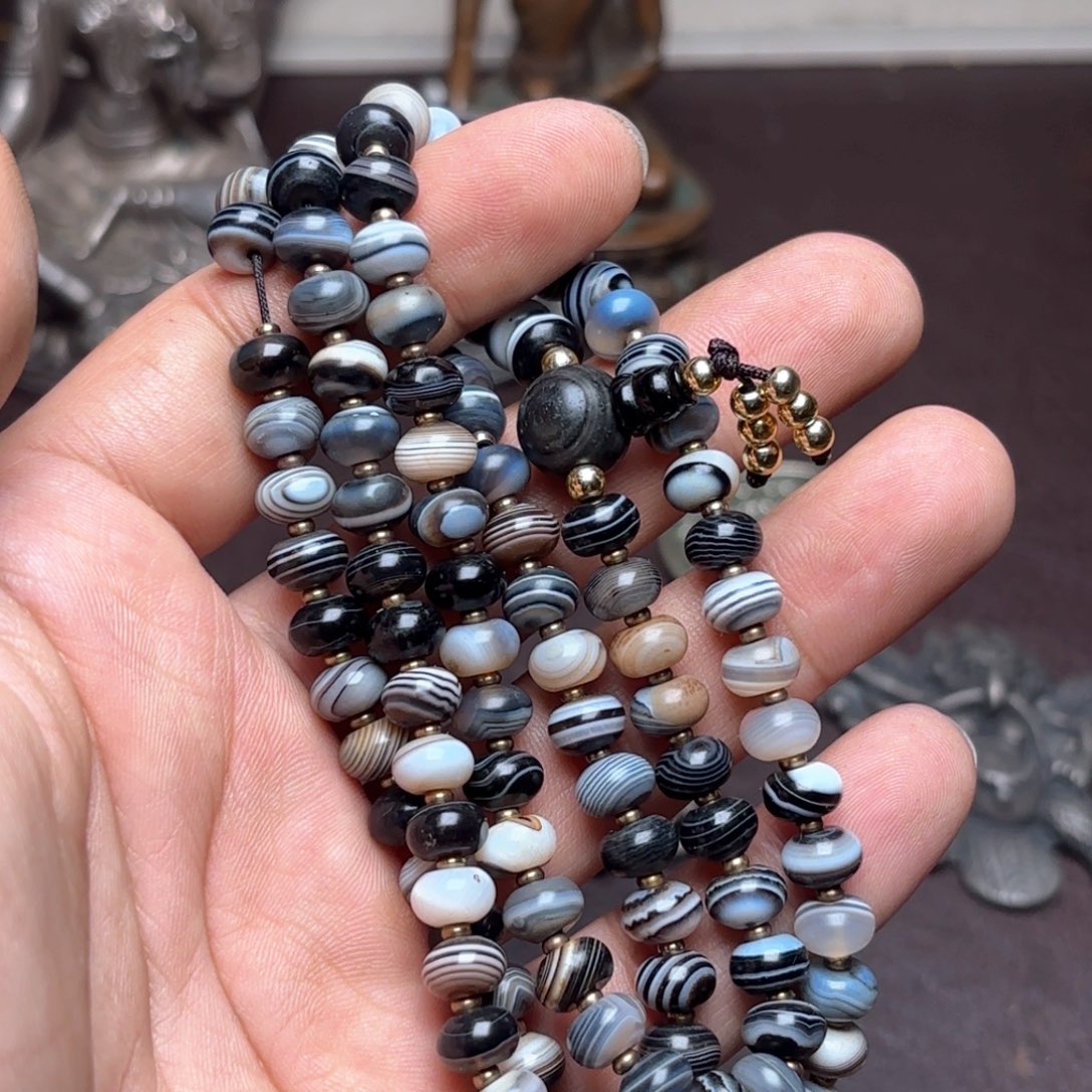 铜星月菩提挂件菩提