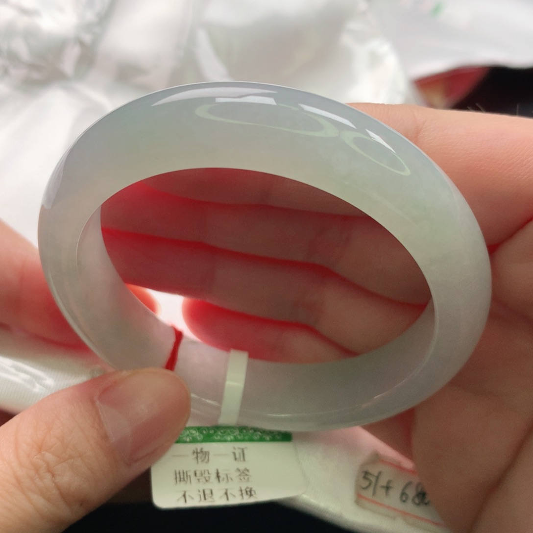 翡翠手镯未镶嵌5253圈