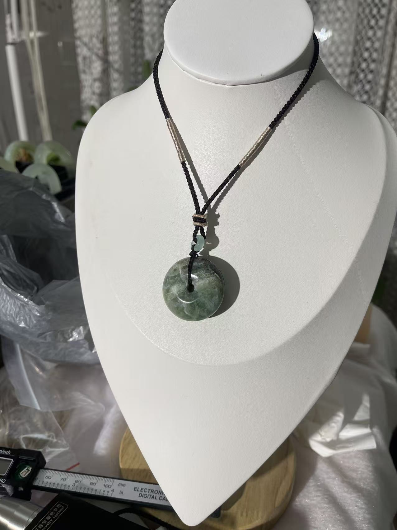 【抖音质检发货】岫玉精美飘花平安扣