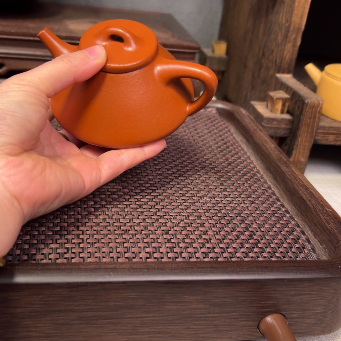 紫砂茶壶扶*ᵛ全手石瓢