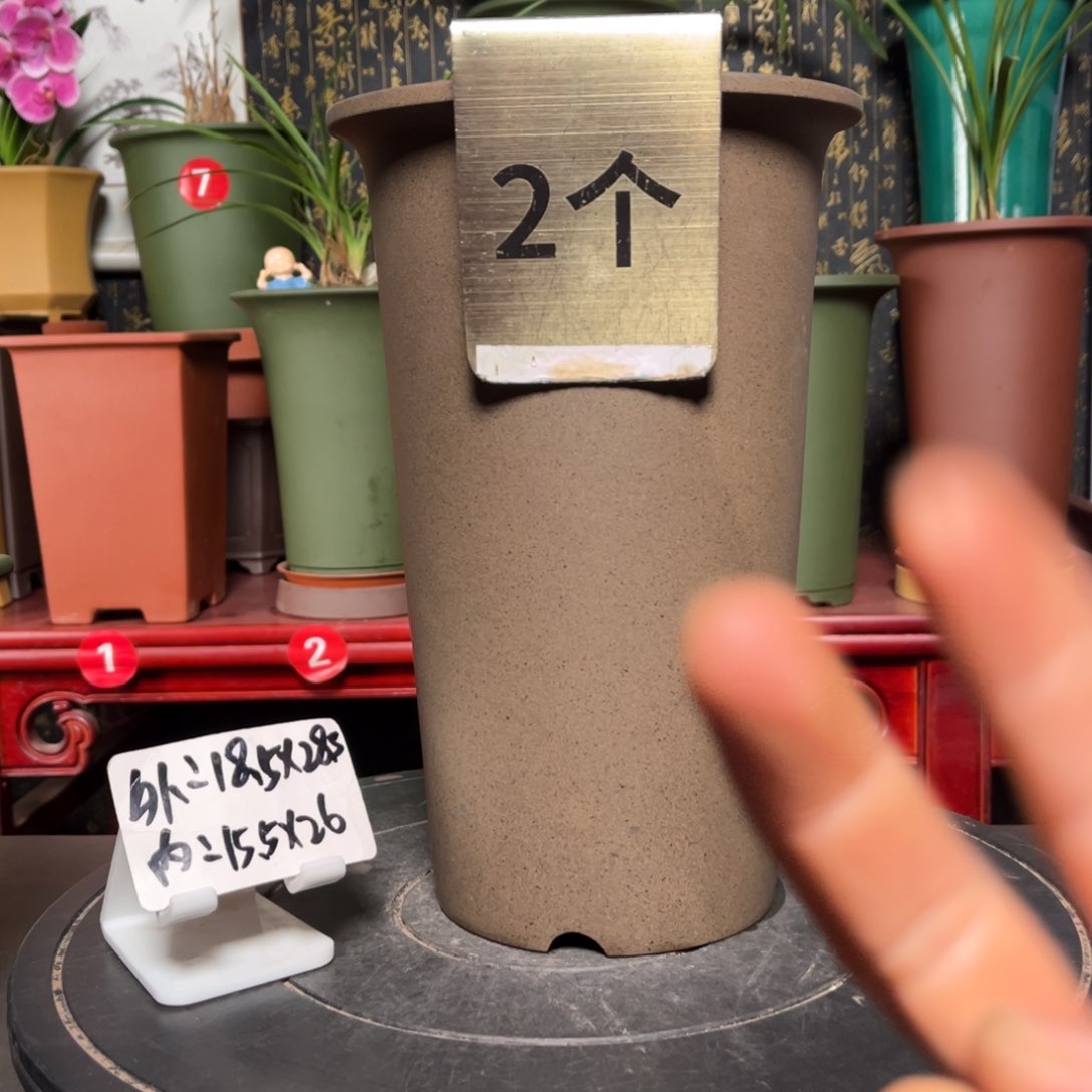 紫砂花盆紫砂花盆