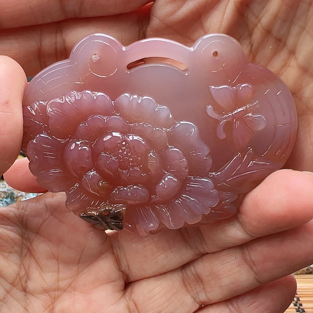 未镶嵌玛瑙/玉髓珠宝半成品