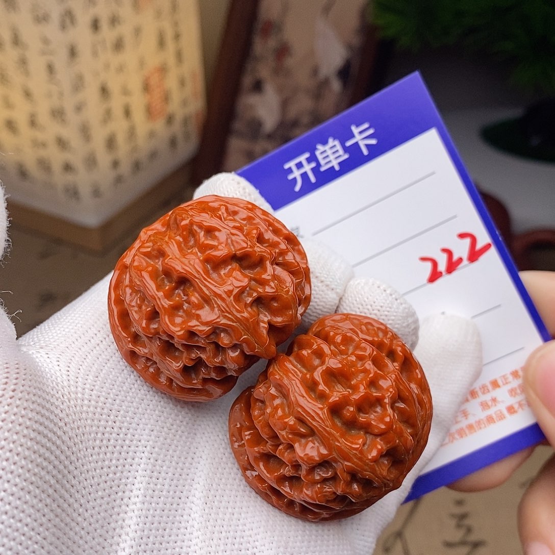 把件文玩核桃40苹果园222