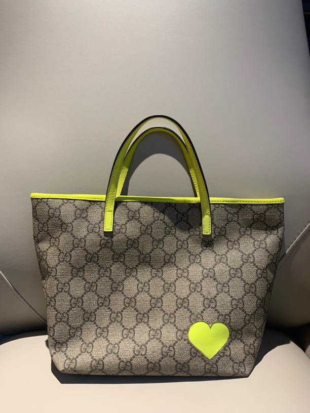 90新 GUCCI/古驰 老花手提购物袋Ss 
