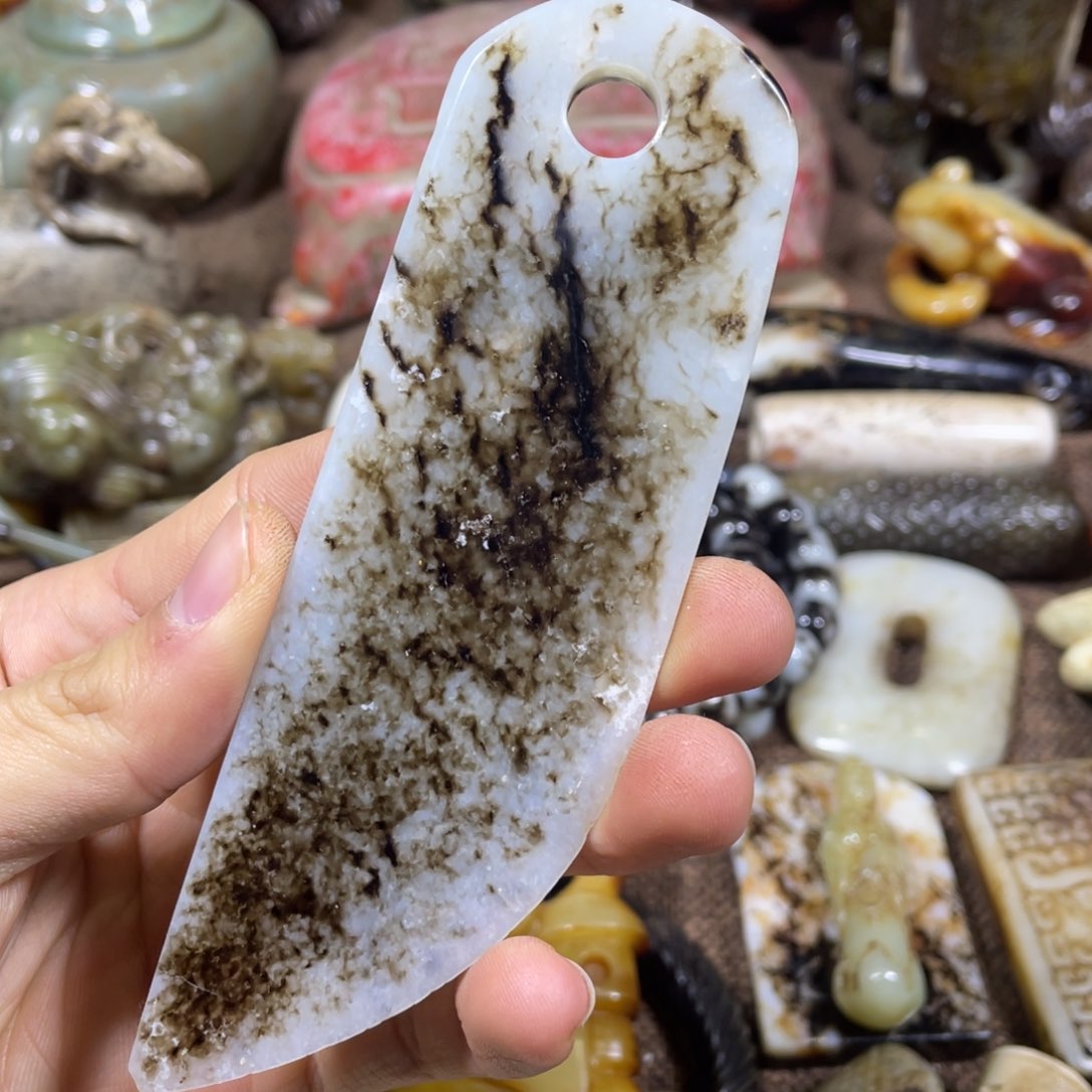 和田玉吊坠(不含链)未镶嵌