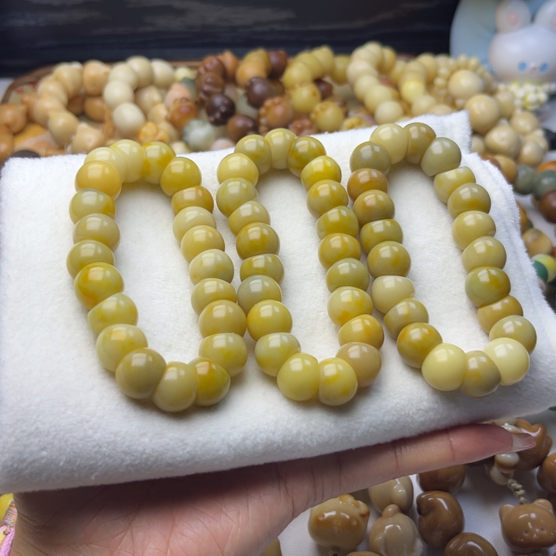 菩提根/象牙果吊坠蒜瓣大肠通货一串14mm