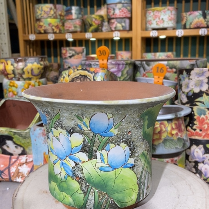 红陶景德镇艺术手绘作品