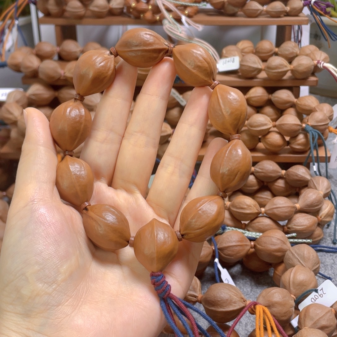原***）橄榄核手串梅林铁核