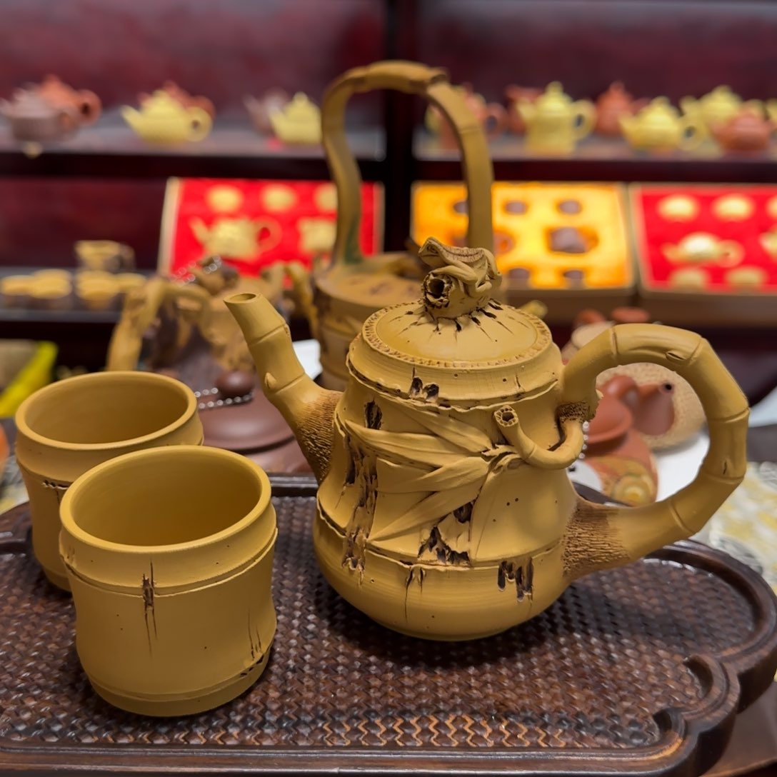 【闪购商品】紫砂茶壶葫芦竹节