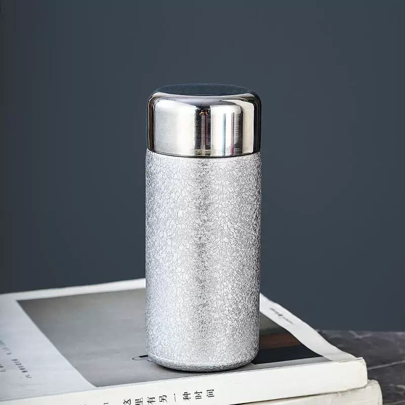迷你保温杯女生小巧便携覆钛水杯2025新款口袋杯生日高档定制礼物