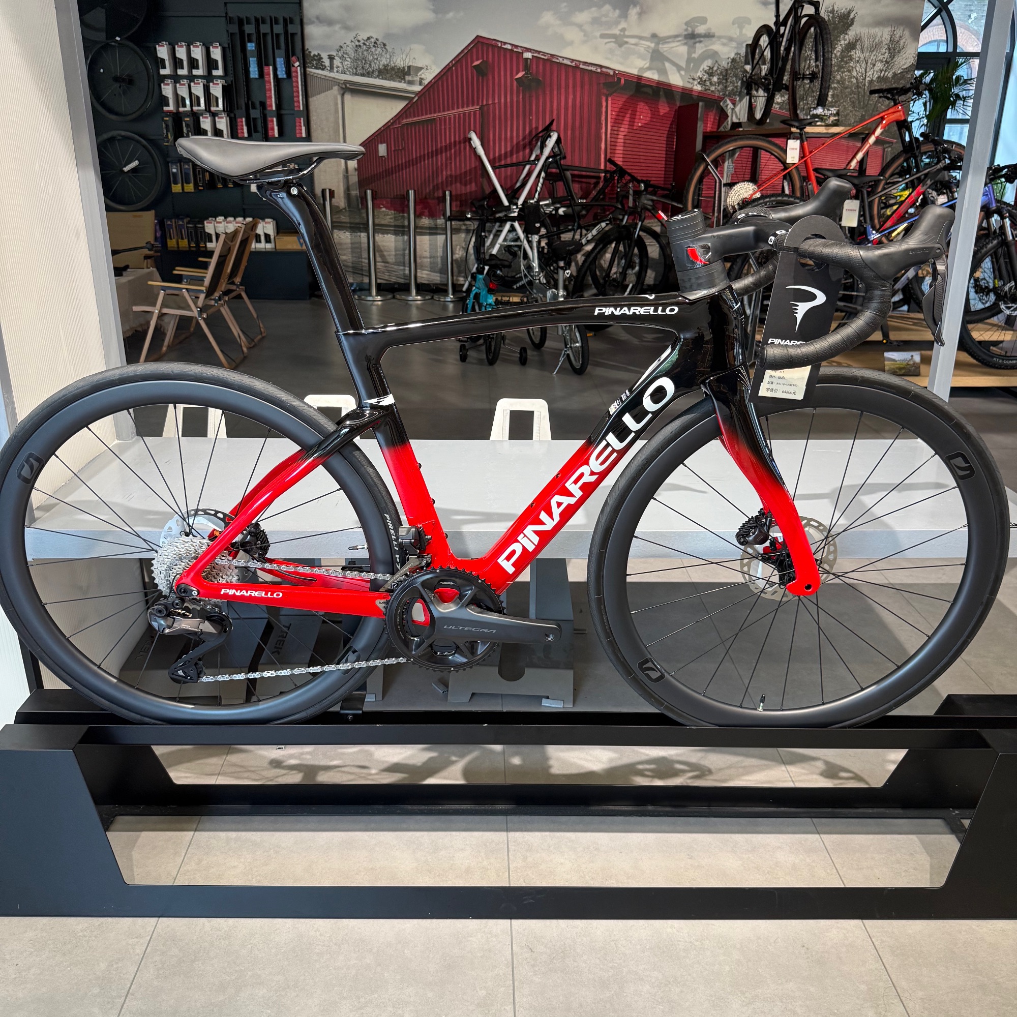 皮娜PINARELLO F7极速白 515（身高160-168）碳纤维公路车