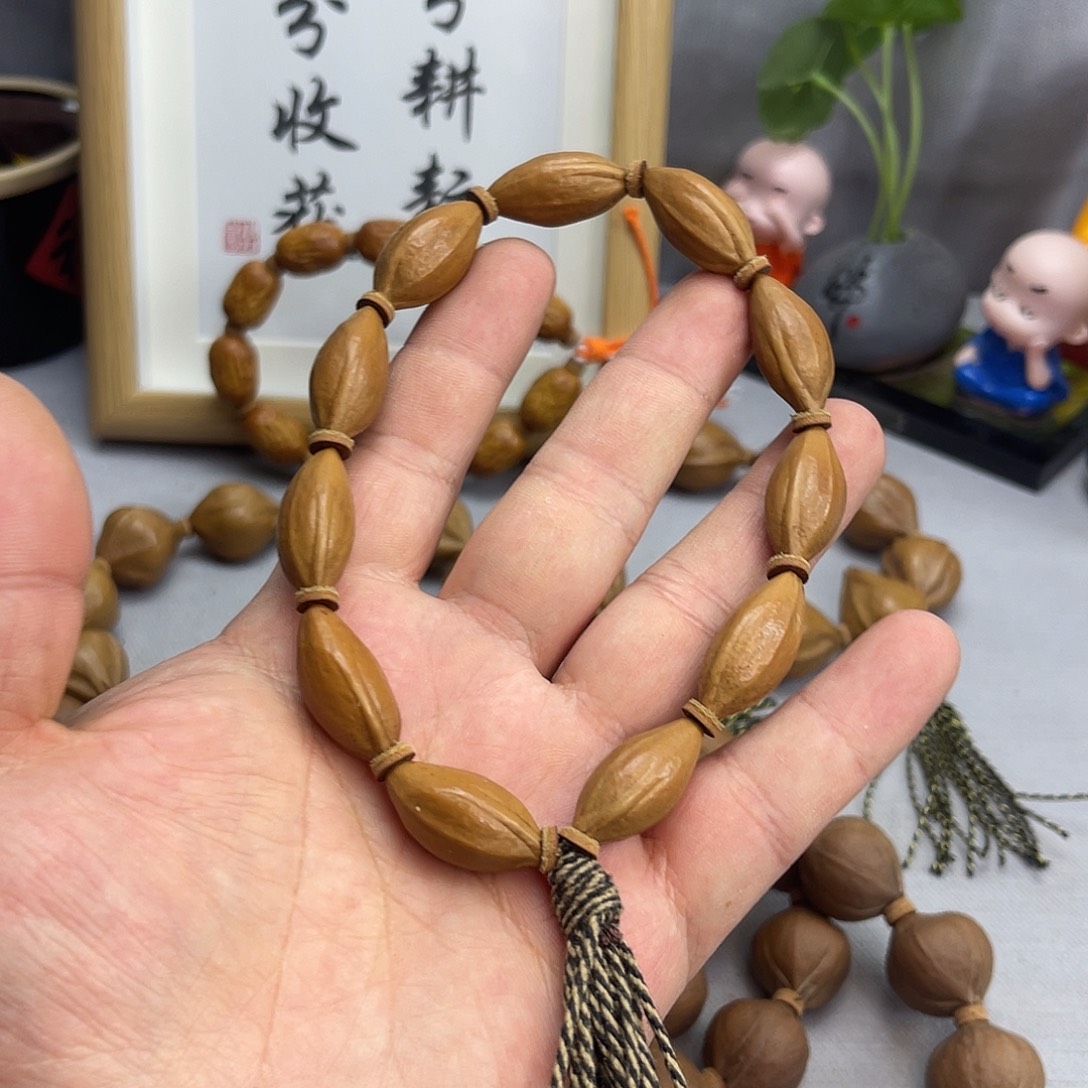 橄榄核手串11柳叶核手持