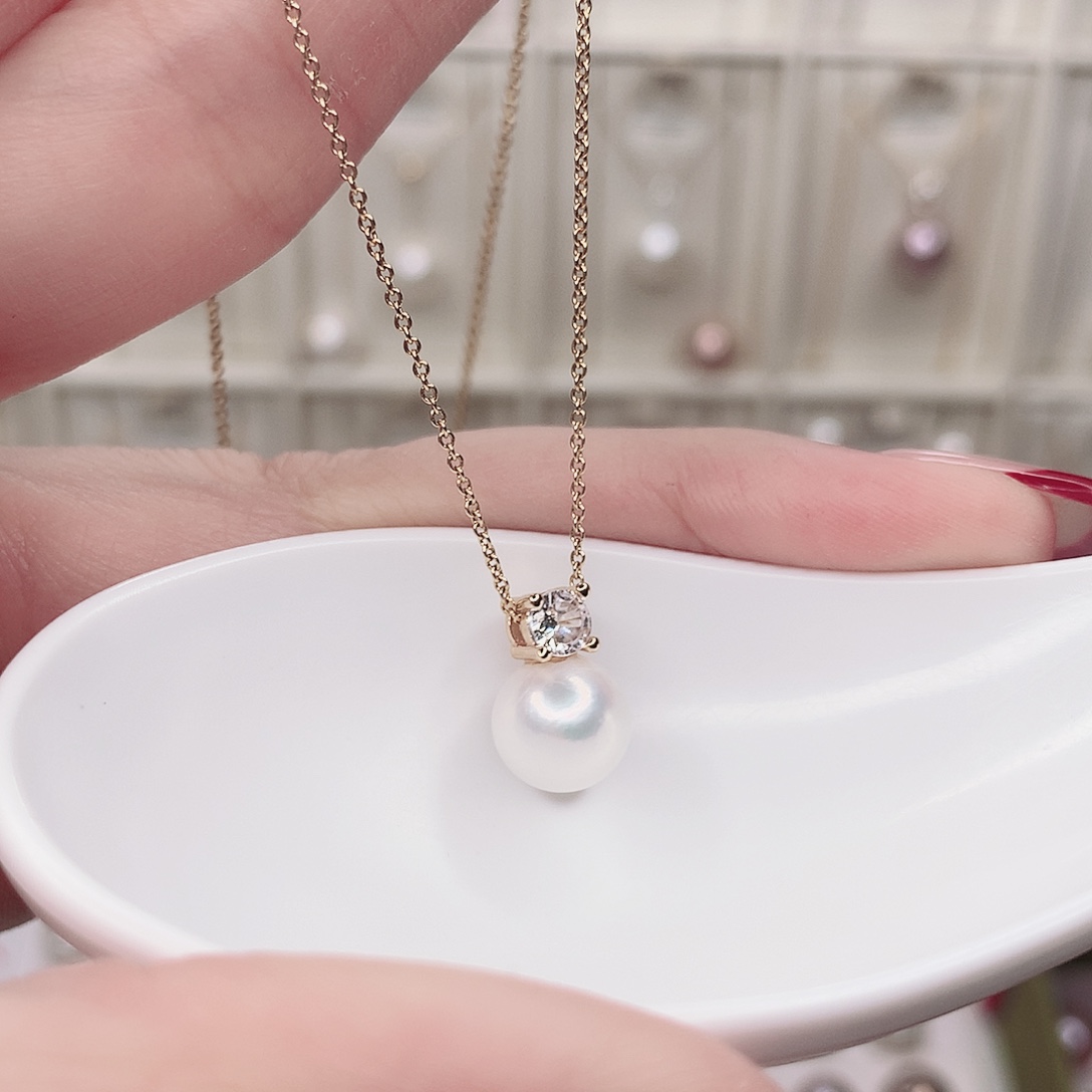 吊坠(赠链)合金淡水珍珠